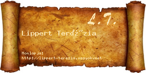 Lippert Terézia névjegykártya